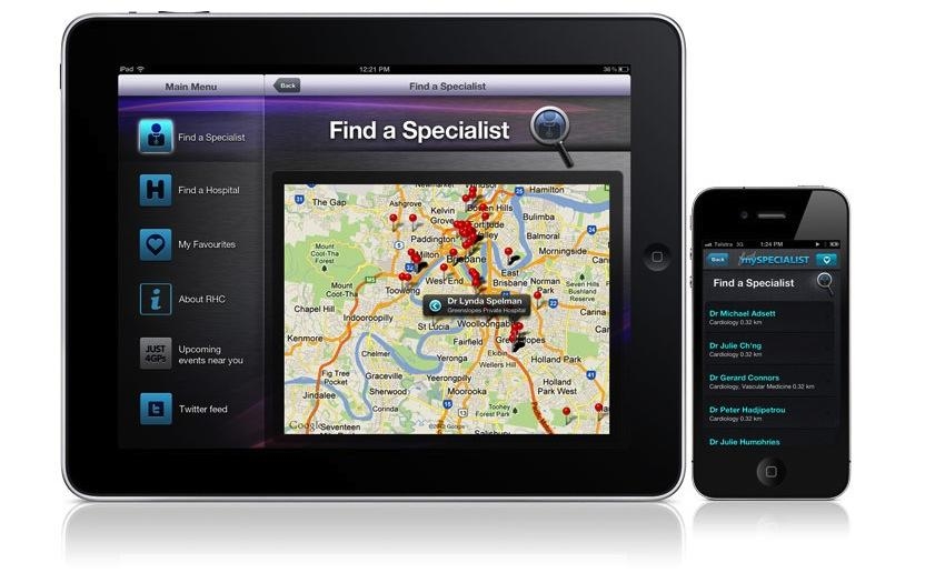 Ramsay Health Care mySpecialist iPhone and iPad app